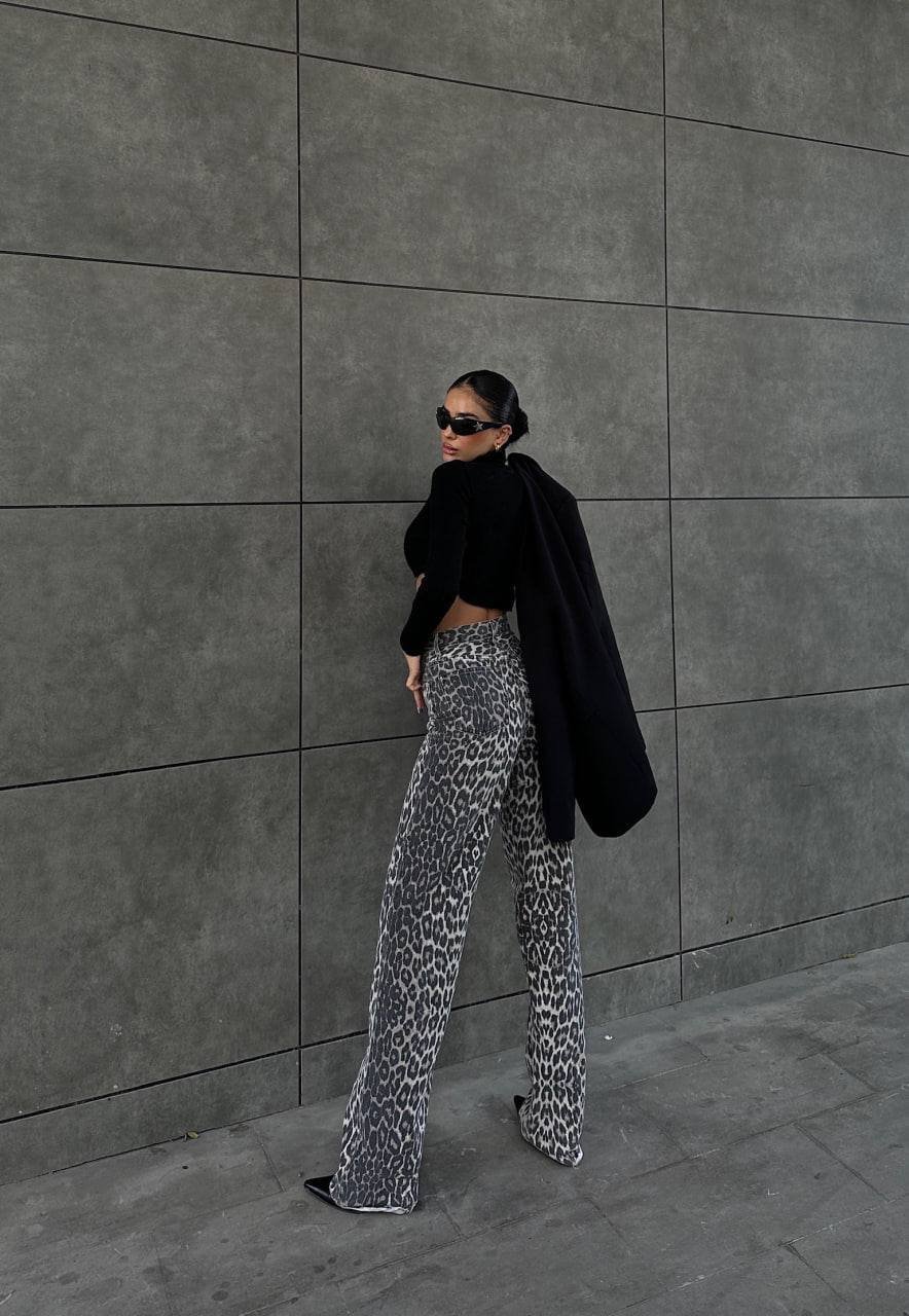 Leopard Τζιν Παντελόνι - Image 3