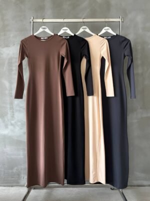 Alternative view of Maxi Φόρεμα Καφέ