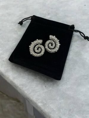 ZirGioia Ατσάλινα Σκουλαρίκια ασημί