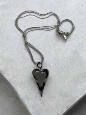 Μεταλλικό Κολιέ Καρδιά