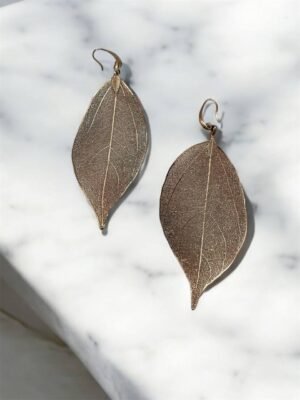 Hanging Leaf Earrings