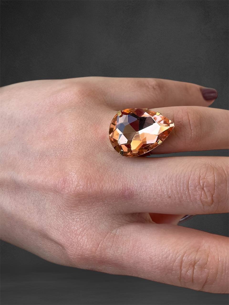 Δαχτυλίδι με μεγάλο κρύσταλλο - Image 6