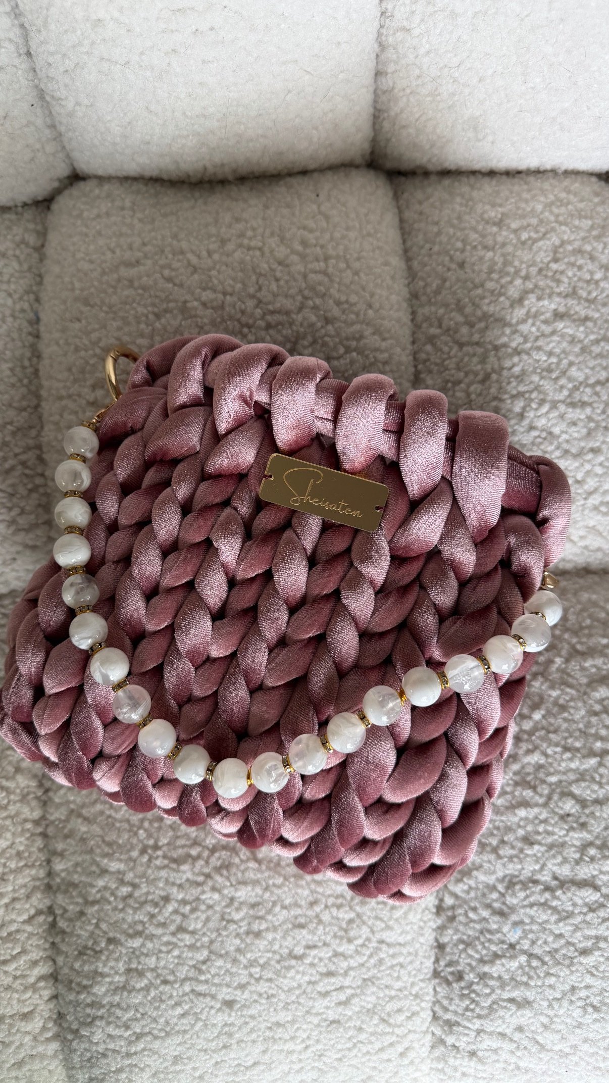 Velvet ροζ gold Marshmallow