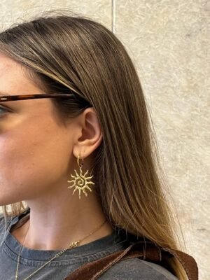 Helios Spiral Earrings