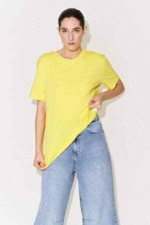 Alternative view of Basic Κίτρινο T-Shirt One Size