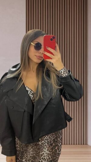 Μαύρο Δερματίνη Jacket “Urban”