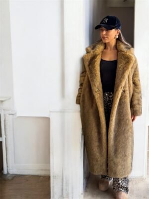 Alternative view of Eco Γούνα Brown Maxi