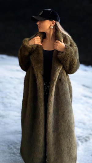 Eco Γούνα Green maxi