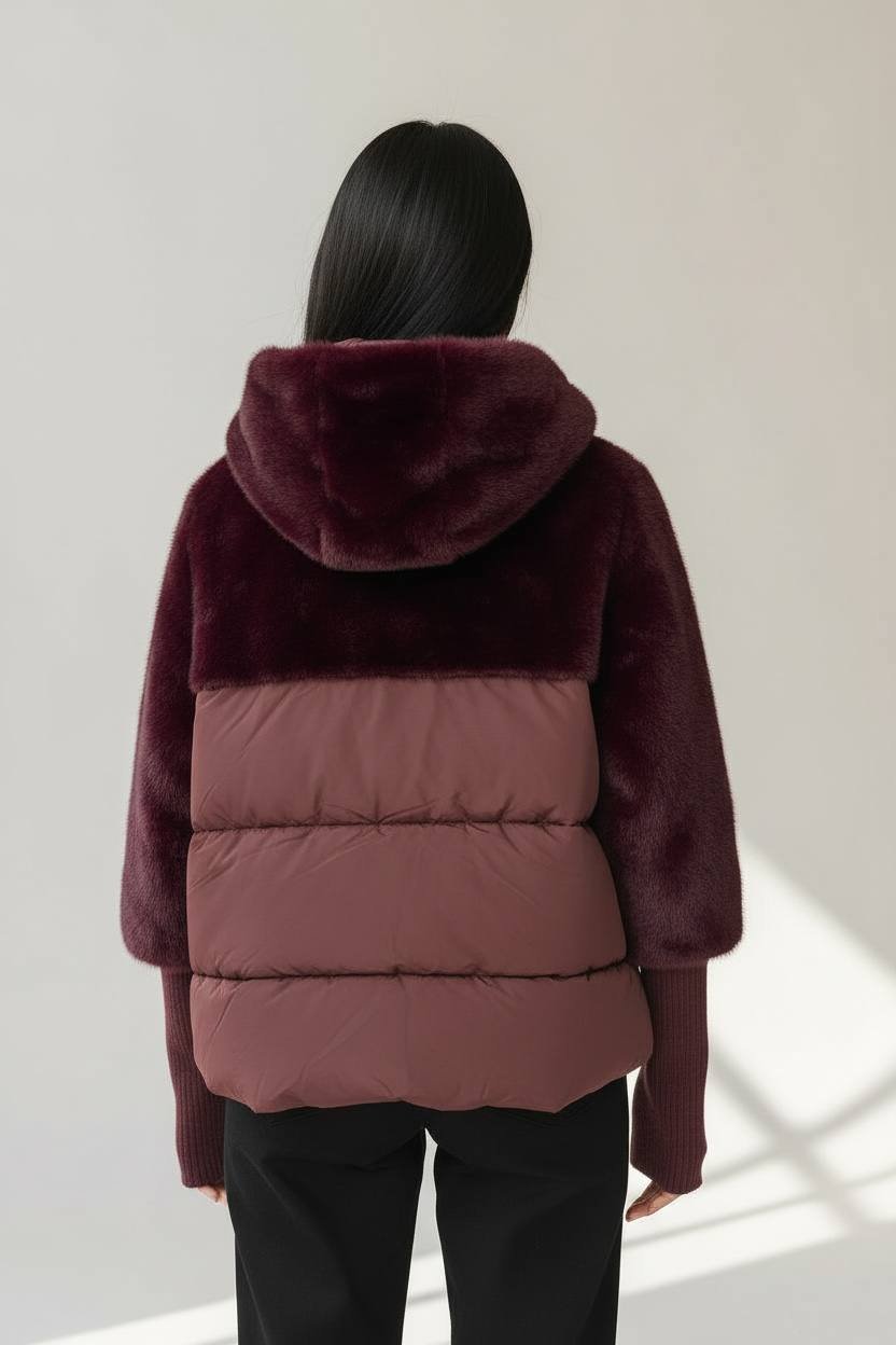 Burgundy Cloud Μπουφαν - Image 2