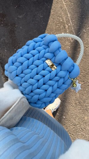 Marshmallow blue sky bag