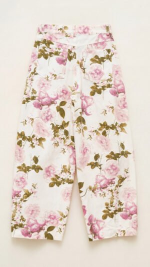 Alternative view of Lumina floral pink  παντελόνι