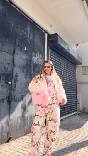 Lumina floral pink Σαλοπετα