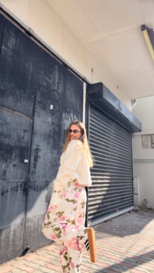 Alternative view of Lumina floral pink Σαλοπετα