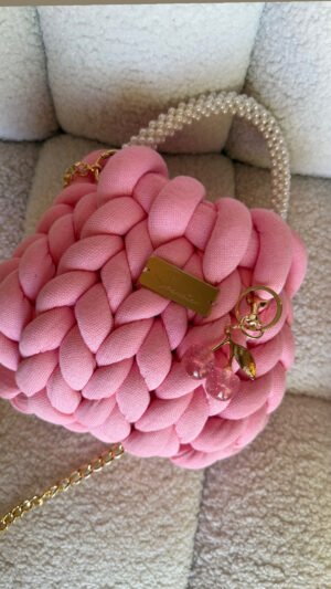 Premium Ροζ Marshmallow Mini Bag