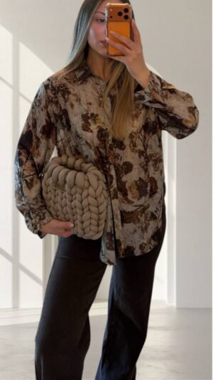 Katrin Πουκάμισο Strass Καφε