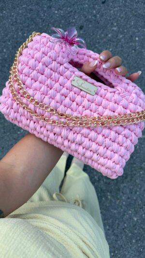 Rosé Bubble Clutch