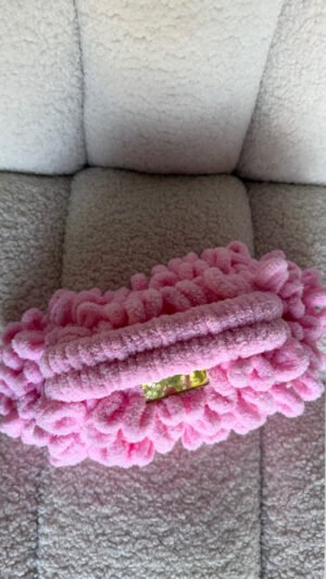 Alternative view of Mini Puffy Bag ροζ