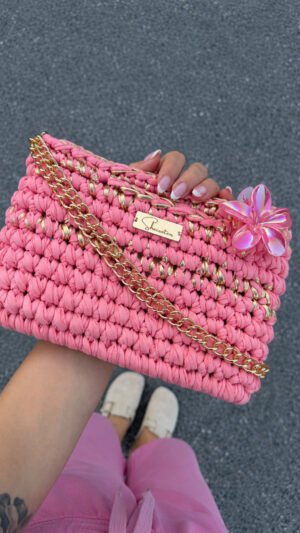 Golden peach Clutch