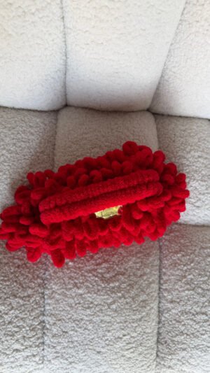 Alternative view of Mini Puffy Bag Red